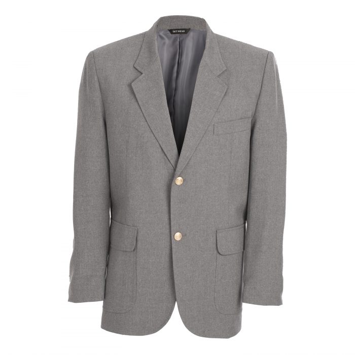 Polyester Blazer Heather Gray